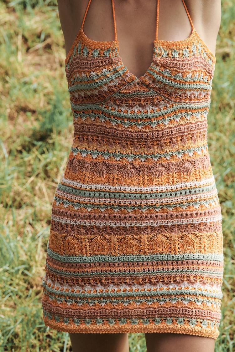 Marisol Crochet Mini Dress