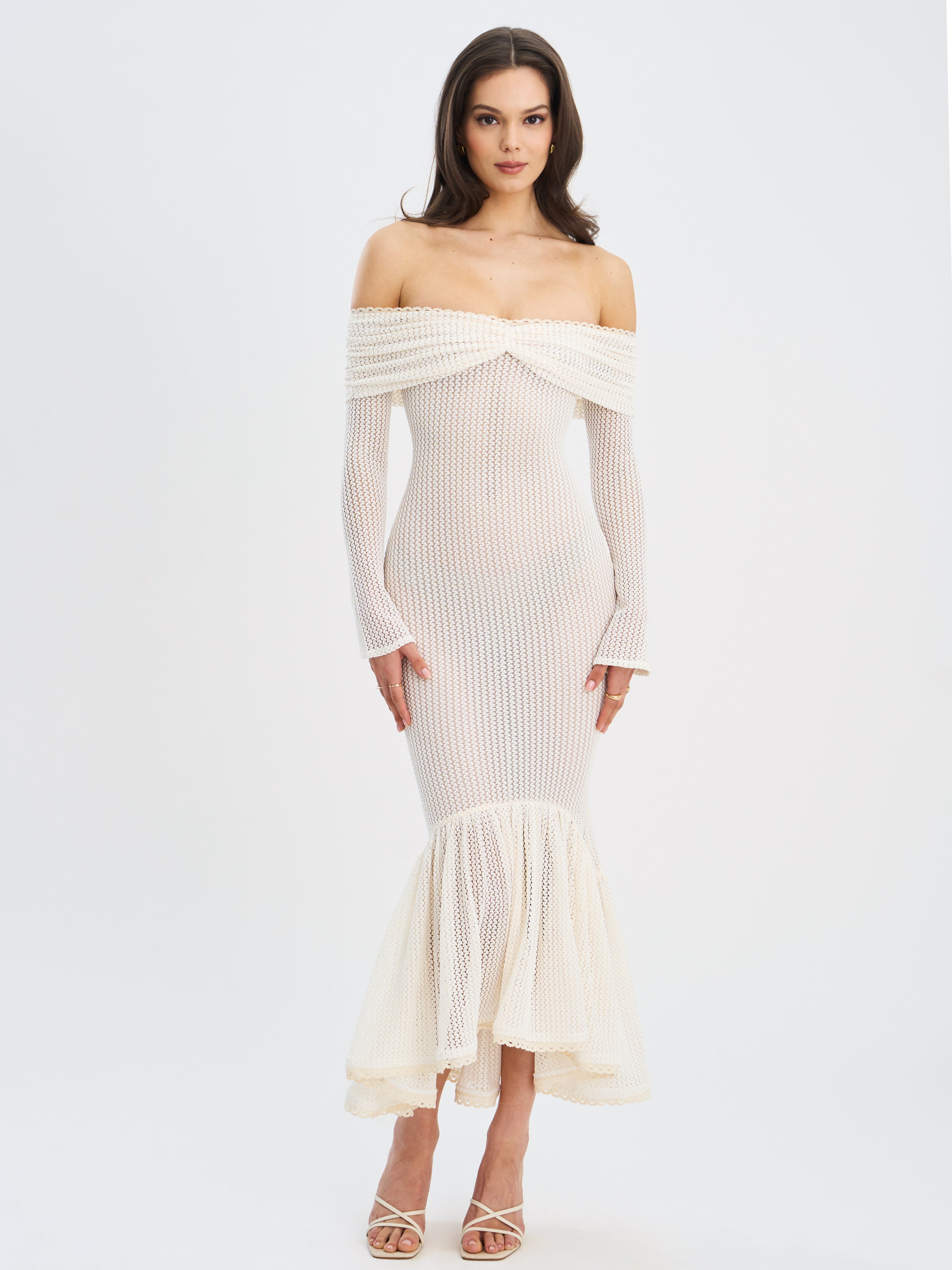 Cloud Serenade Knit Gown