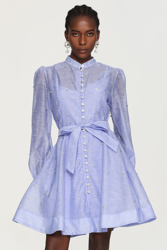 Lumi Pearl Shirt Dress