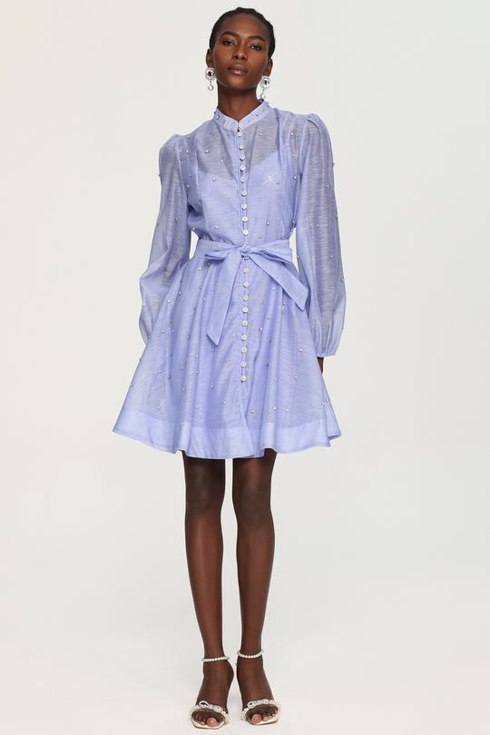 Lumi Pearl Shirt Dress