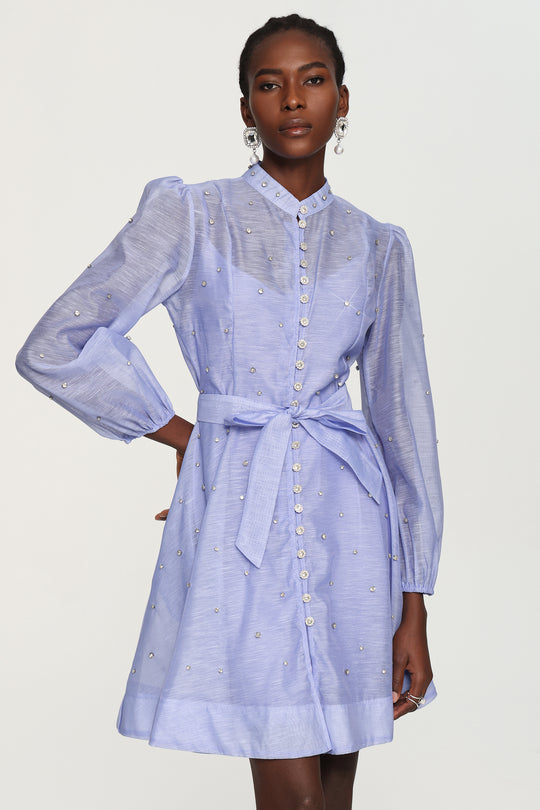 Lumi Pearl Shirt Dress