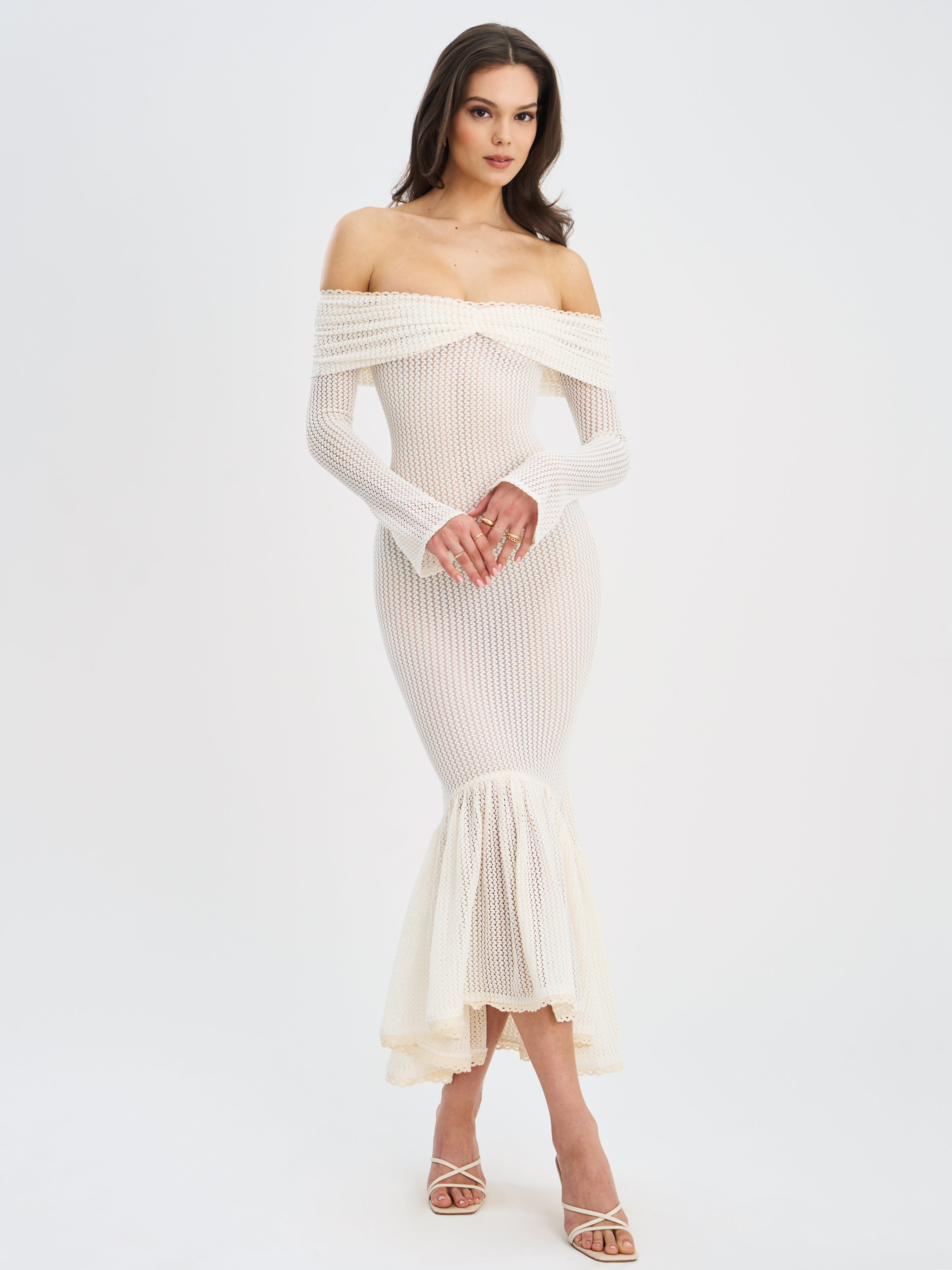 Cloud Serenade Knit Gown
