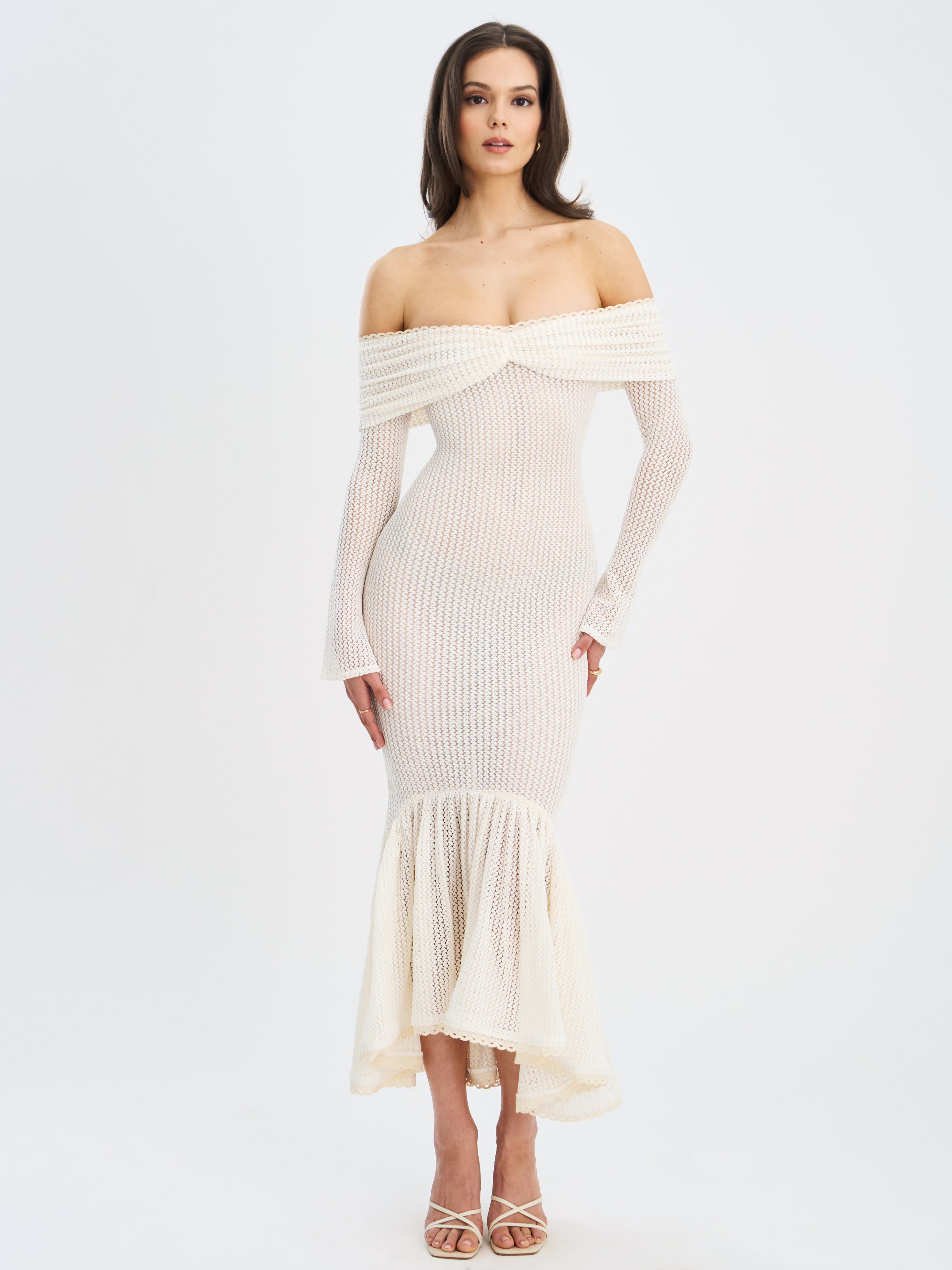 Cloud Serenade Knit Gown