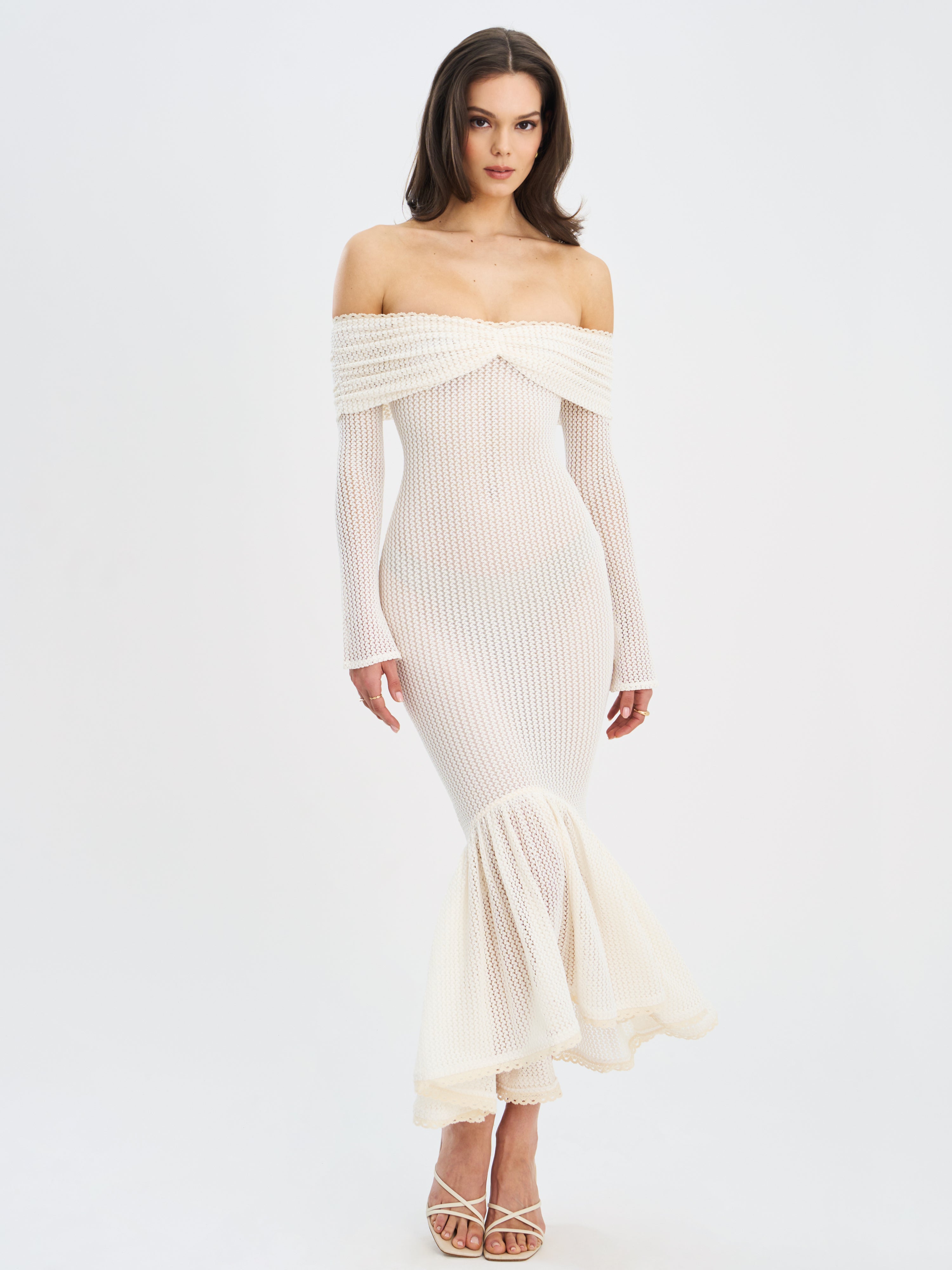 Cloud Serenade Knit Gown
