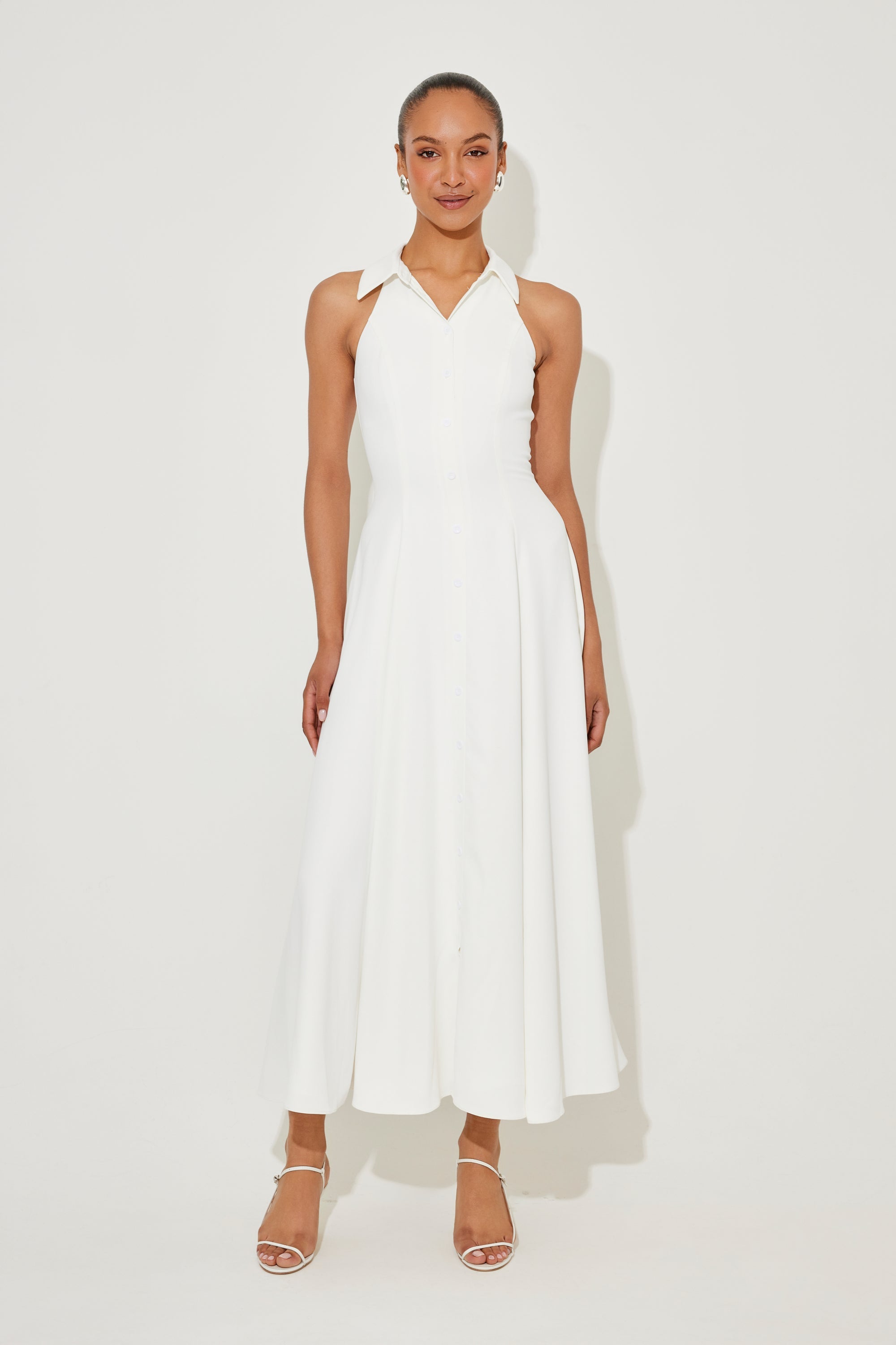 Muse Flowy Collar Dress