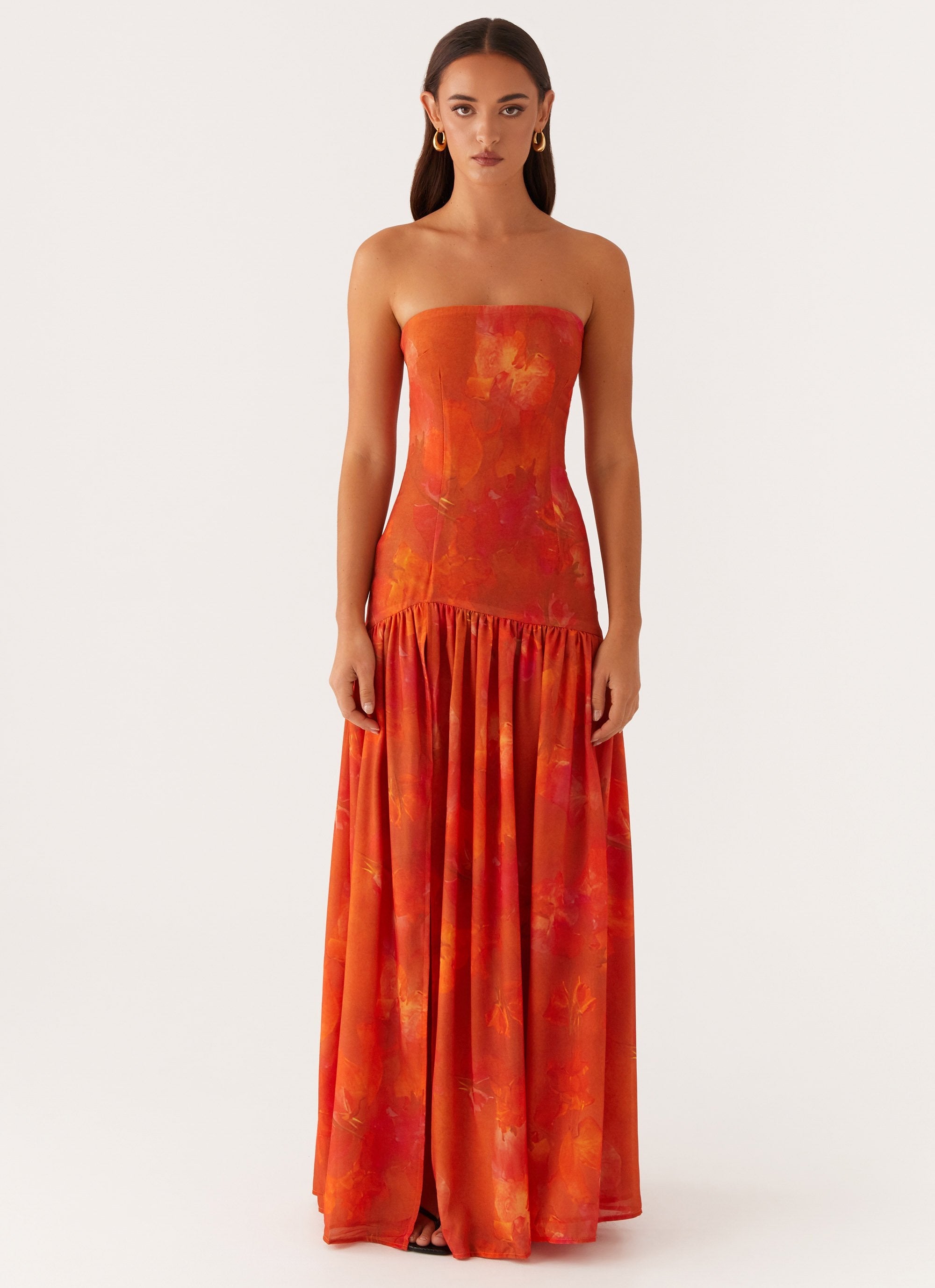 Amber Strapless Maxi Dress