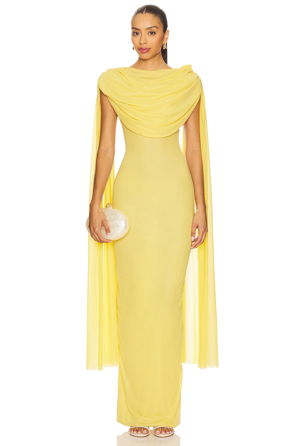 Solara Draped Gown