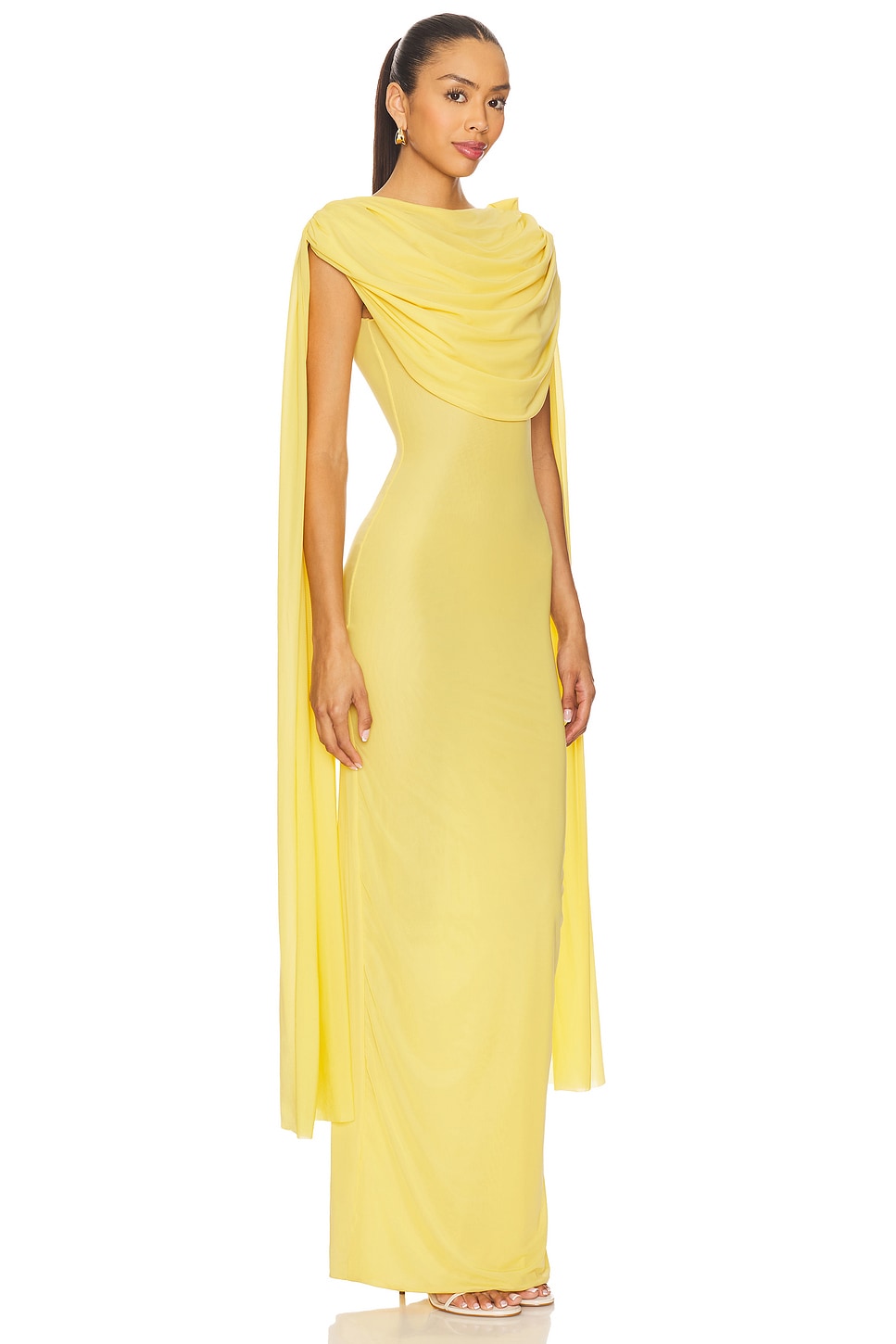 Solara Draped Gown