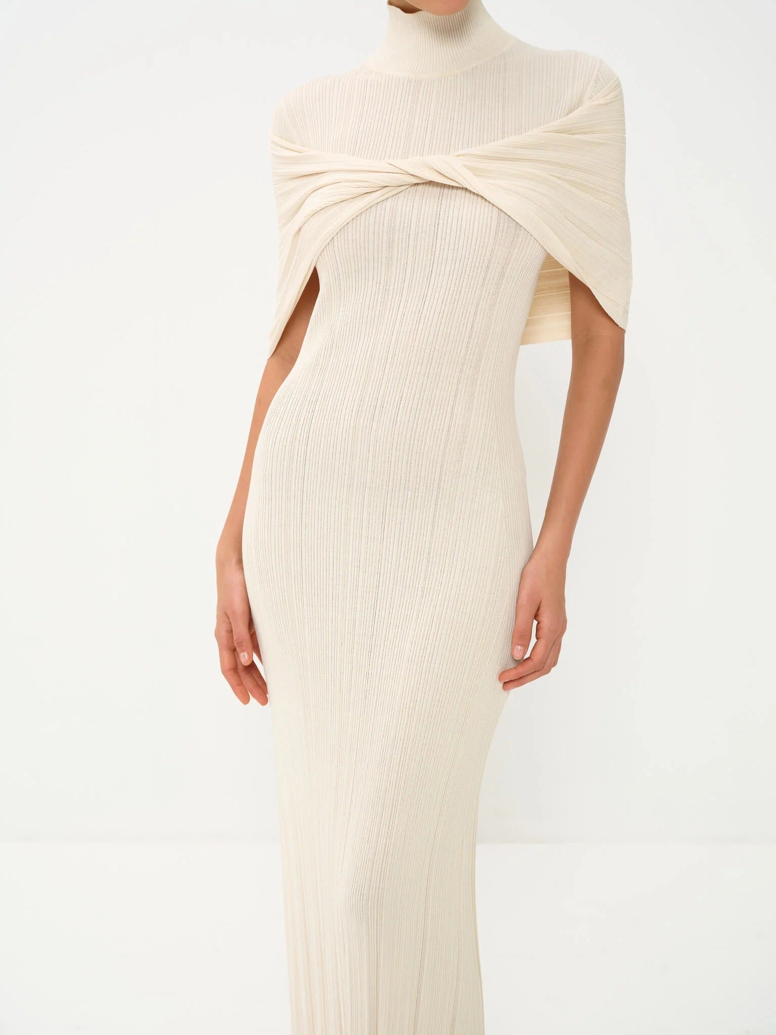 Seraphine Ivory Veil Dress