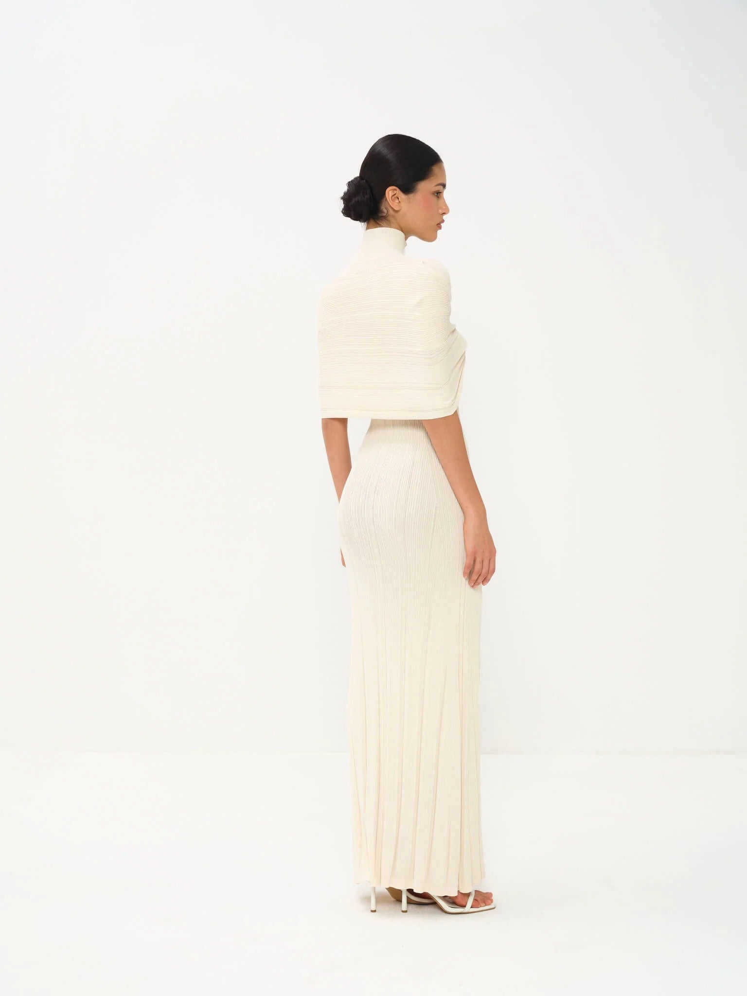 Seraphine Ivory Veil Dress