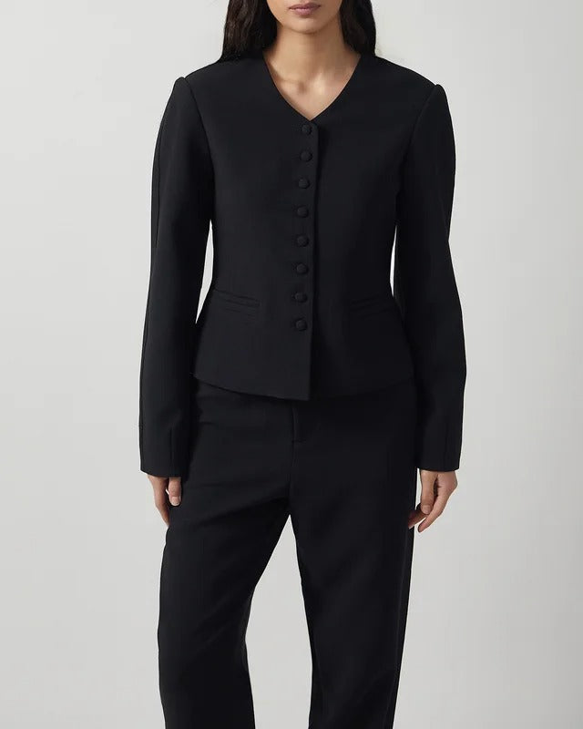 Midnight Poise Tailored Jacket