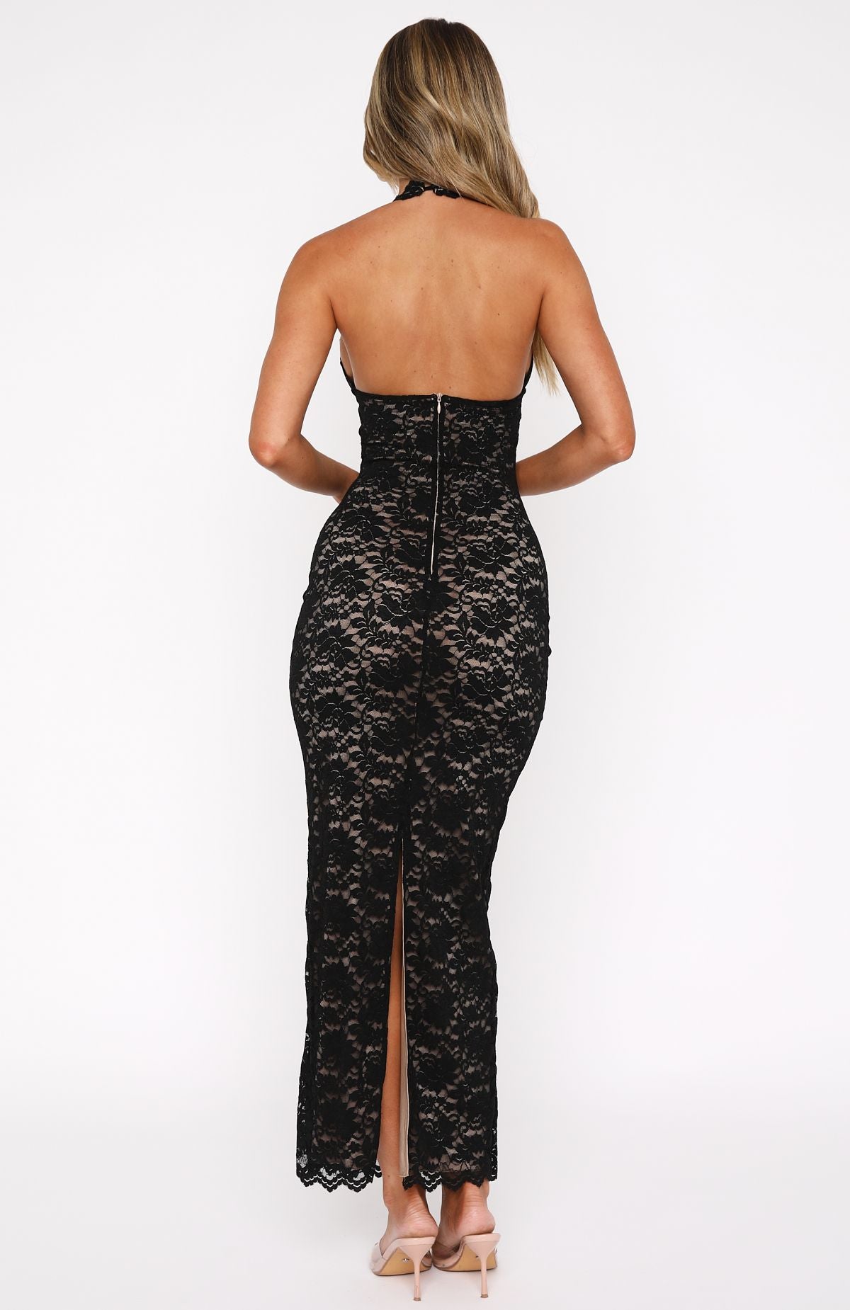 Noir Lace Siren Gown