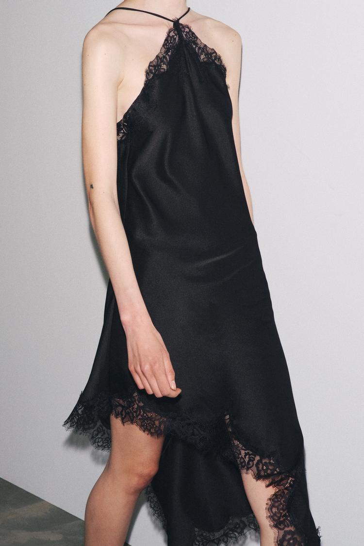 Sharina Lace Halter Dress