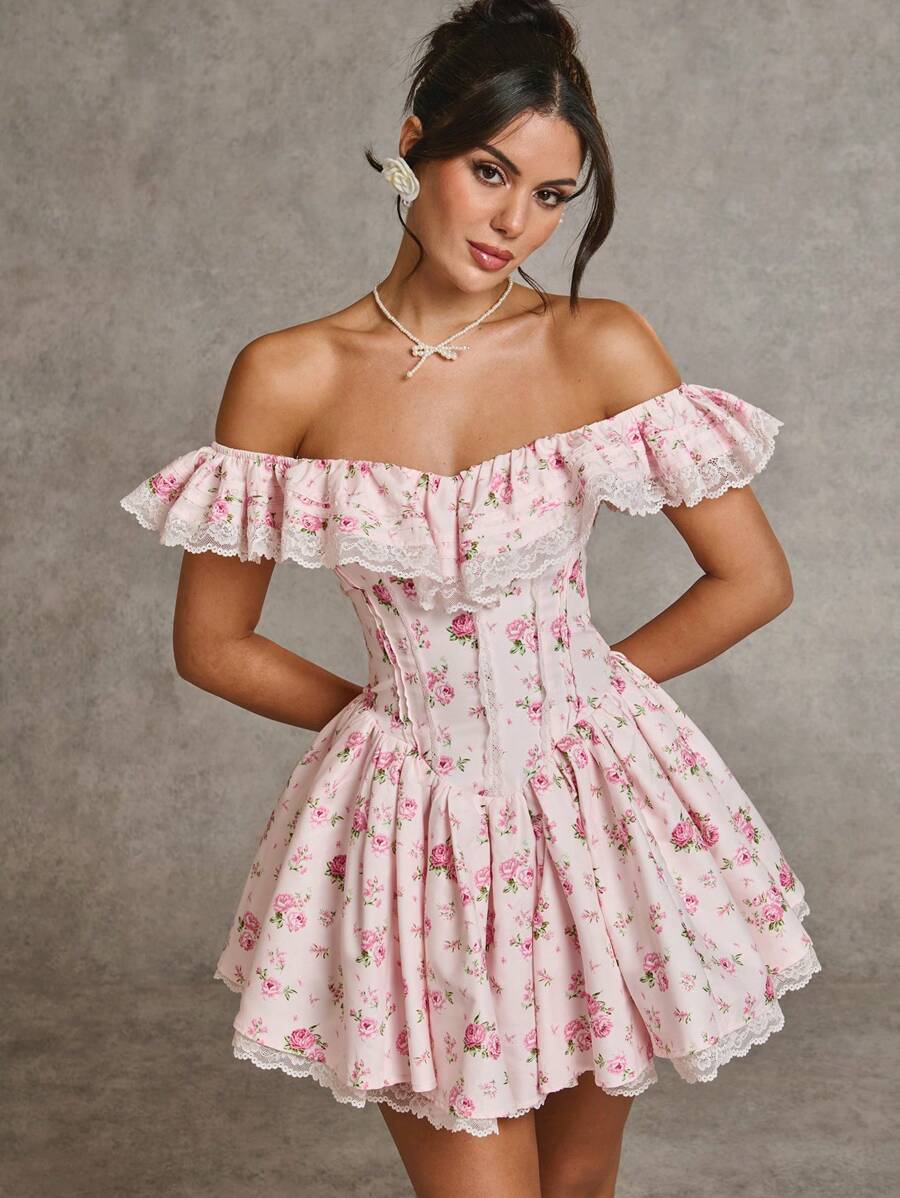 Daisy Off Shoulder Dress