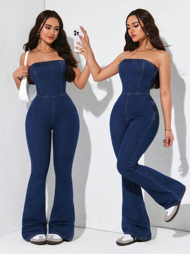 Belle Denim Jumpsuit