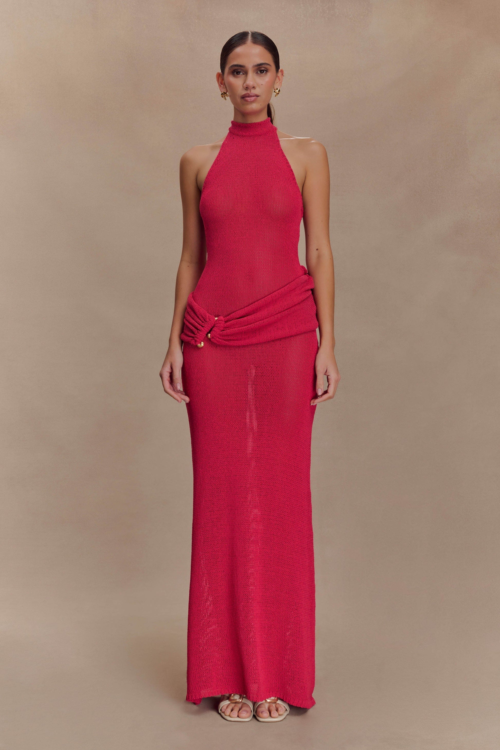 Calypso Halter Gown
