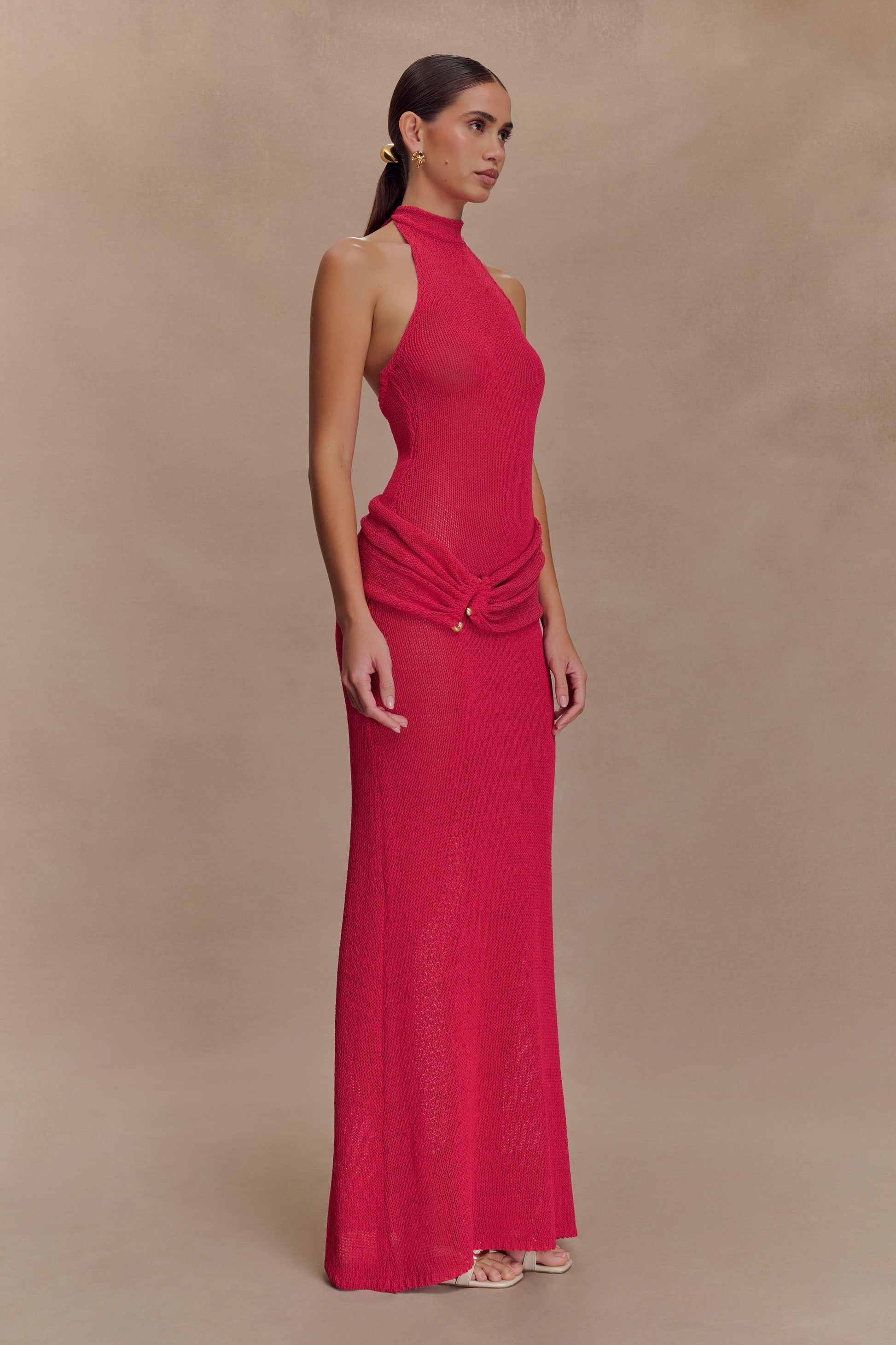 Calypso Halter Gown