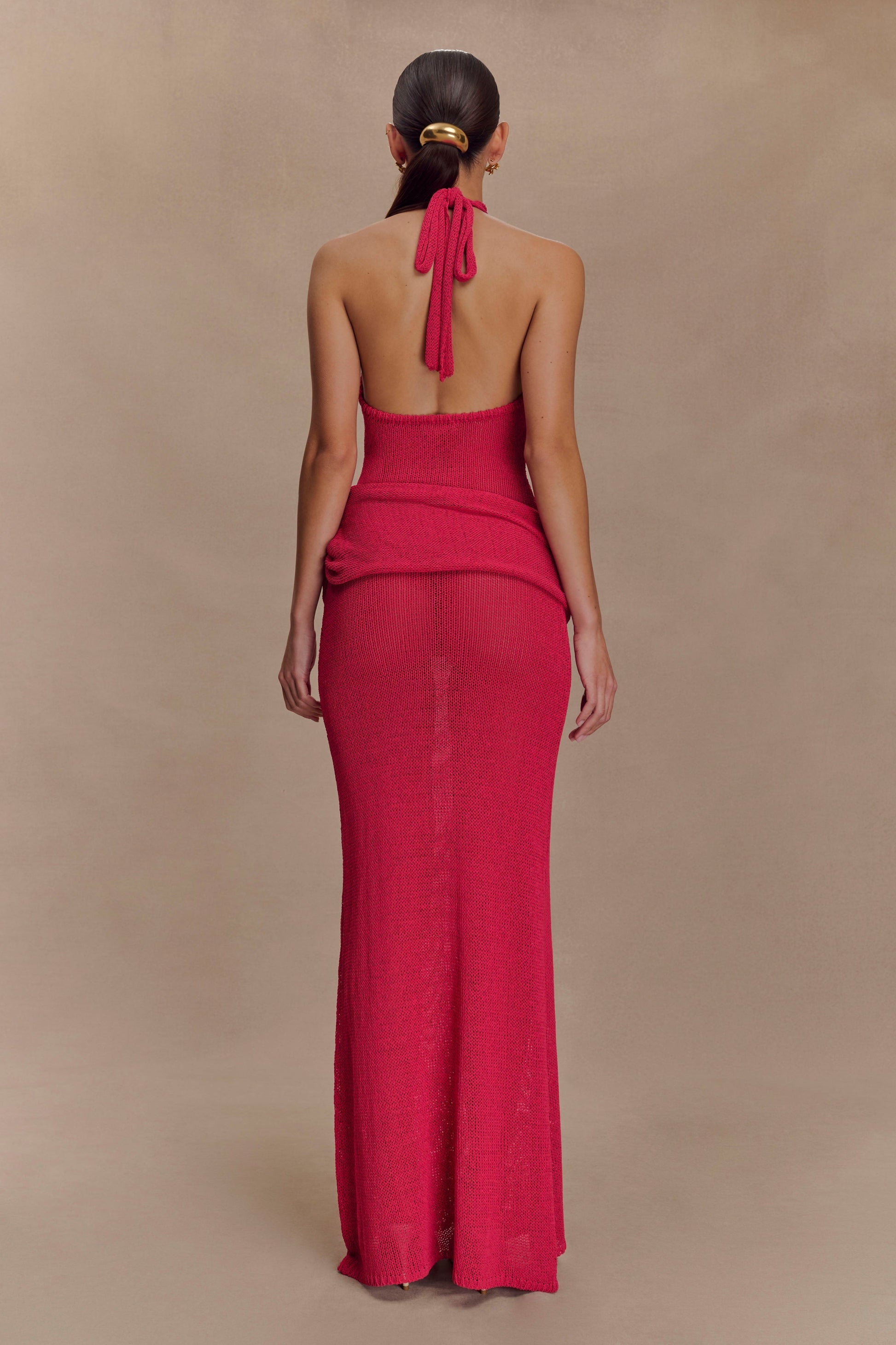 Calypso Halter Gown
