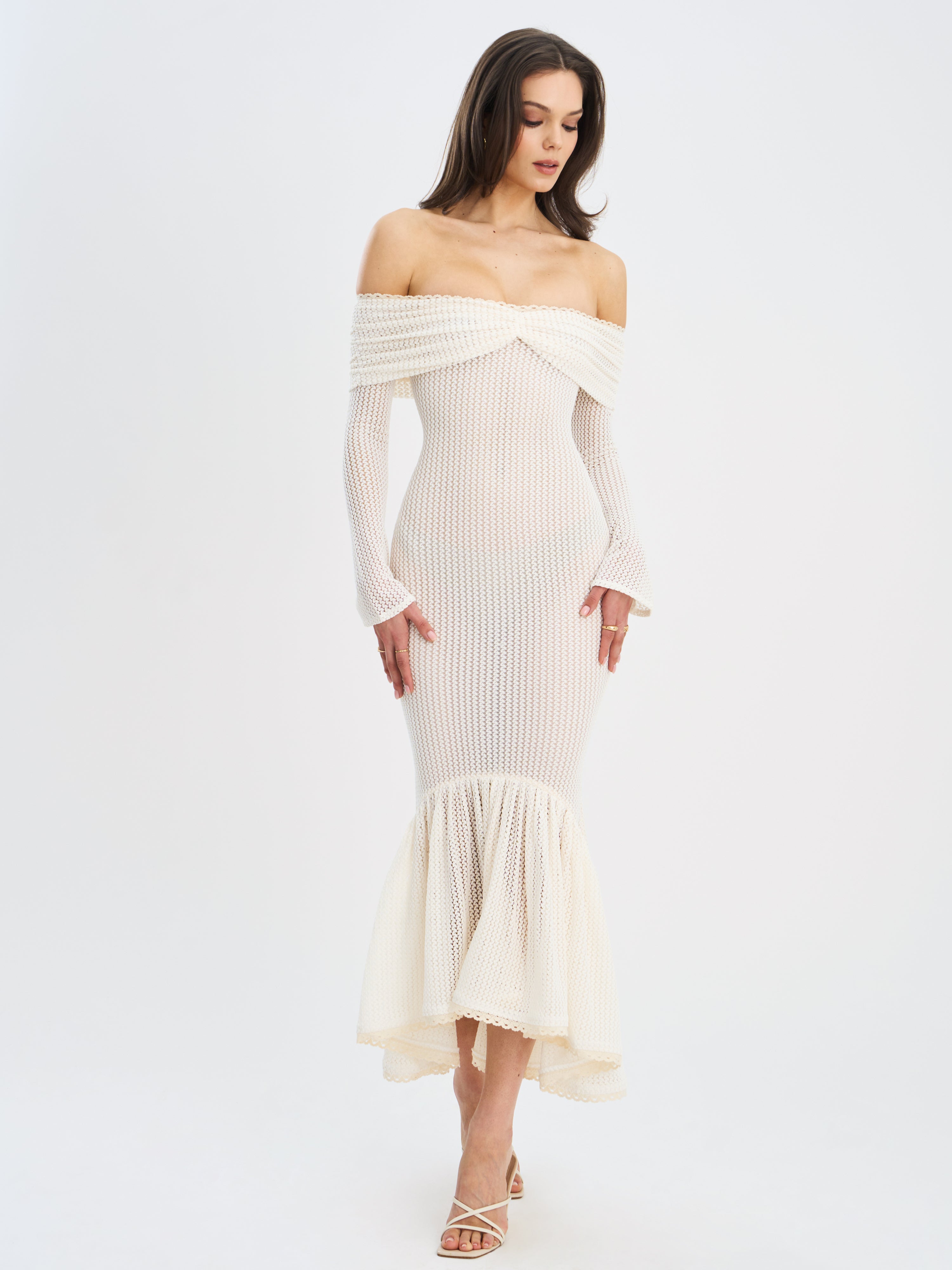 Cloud Serenade Knit Gown