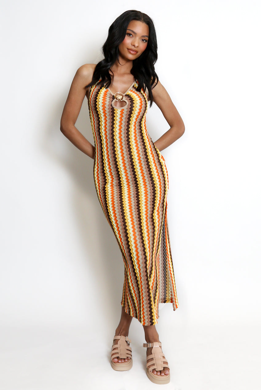 Jasmine Zigzag Dress
