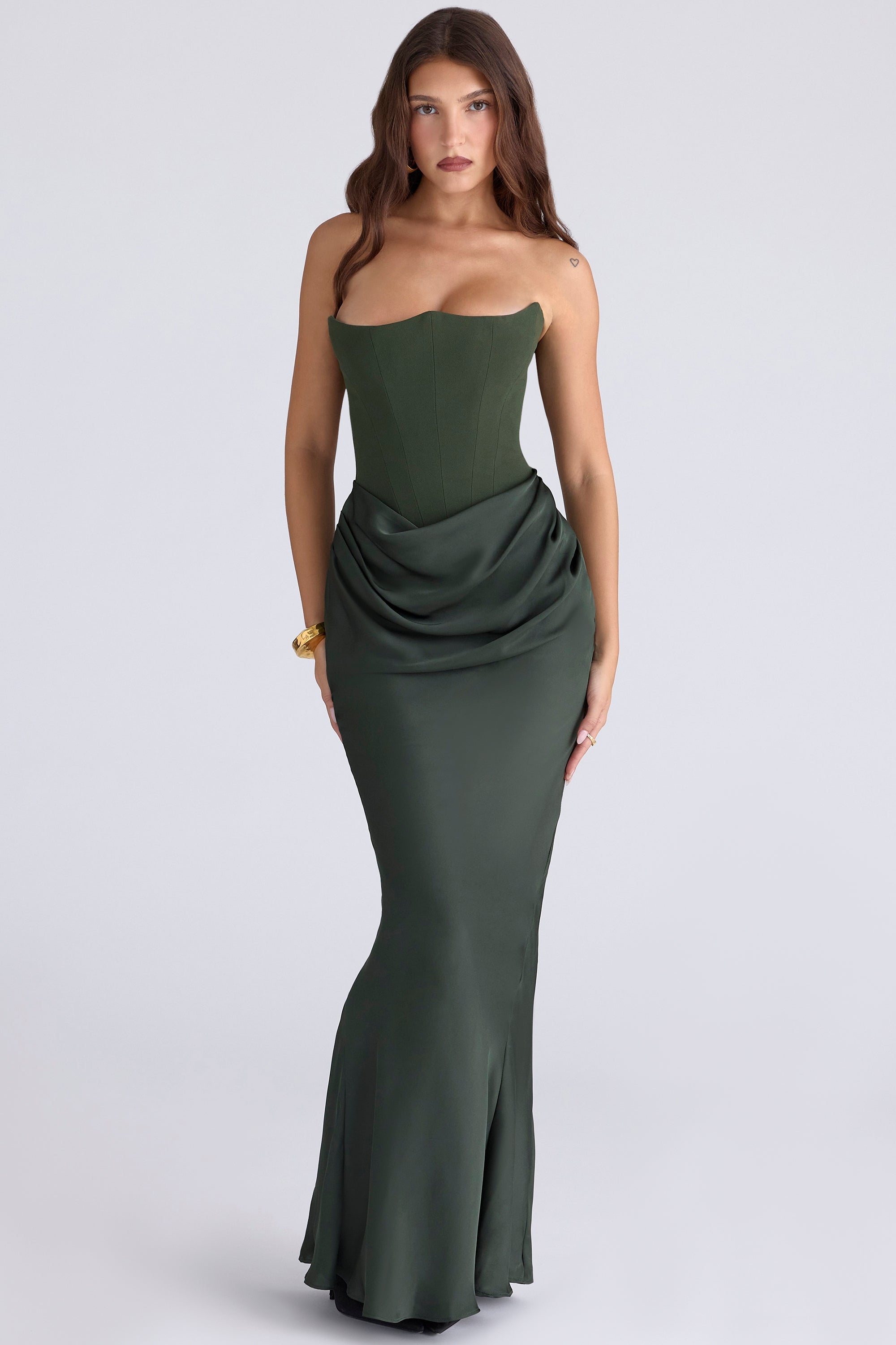 Selene Olive Gown