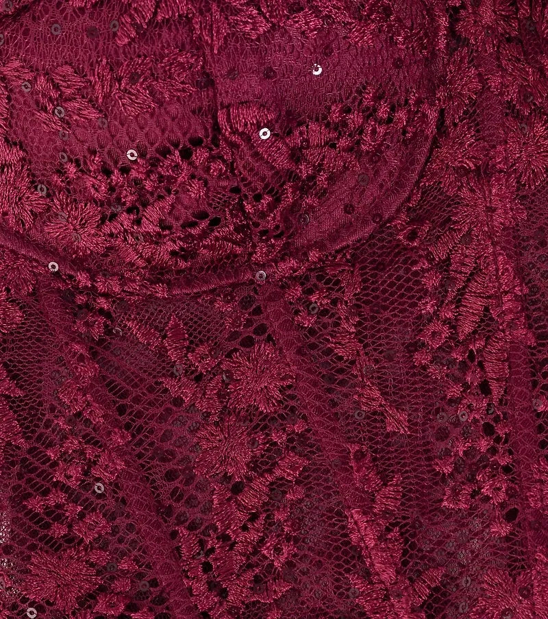 Valentina Wine Gown
