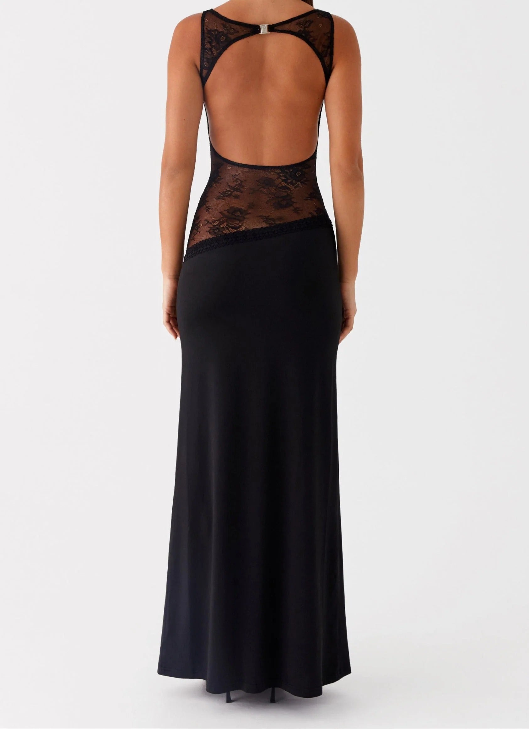 Midnight Lace Maxi Dress
