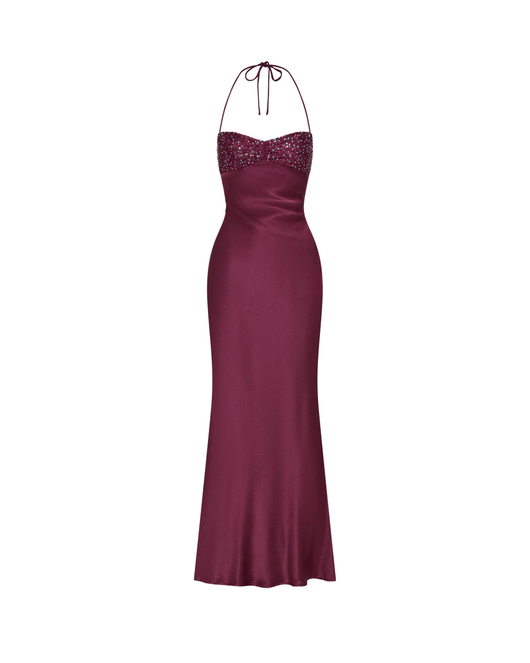 Lorenza Garnet Gown